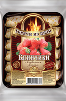 Блинчики с клубничным джемом замороженные